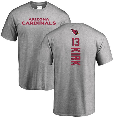 Arizona Cardinals Men Ash Christian Kirk Backer NFL Football #13 T Shirt->arizona cardinals->NFL Jersey